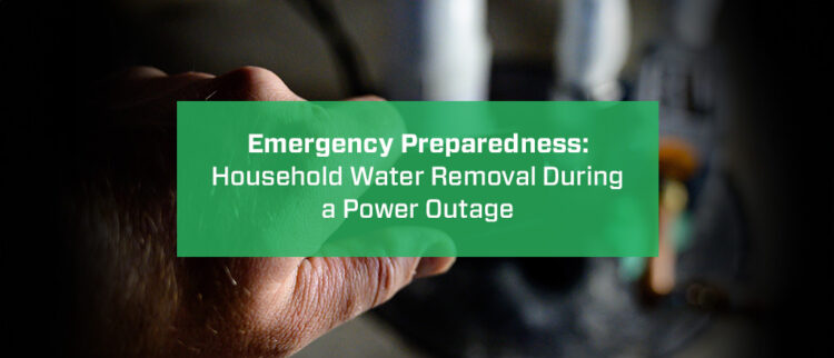 Emergency Preparedness: Household Water Removal During a Power Outage image